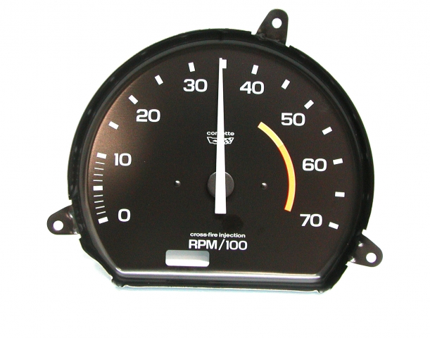 Corvette Tachometer Assembly With Rpm Red Line L Electronic