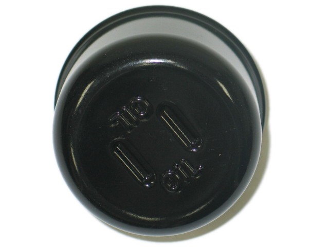 Corvette Cap Oil Filler V8 Painted Black 55 57 ( #E14240 ) | EC Products