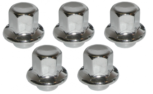 Corvette Lug Nut Set Aluminum Wheel 5 Pieces 76 82 ( #E3059 ) | EC Products