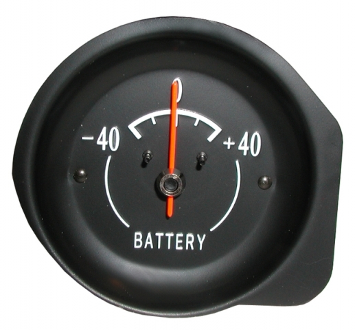 Corvette Gauge Battery Ammeter With White Face 72 74 ( #E6284 ) | EC ...