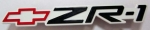 88888H EMBLEM-REAR-ZR1-WHITE-84-90