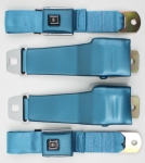 E14777 SEAT BELT SET-OE STYLE RETRACTABLE LAP-GM BUCKLE-COLORS-PAIR-68