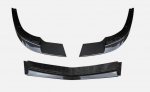 LIP SPLITTER - FRONT BUMPER - LOWER SPOILER - PLASTIC WITH CARBON FIBER PAINT COLOR - C6 Z06 ZR1 STYLE - 06 - 13