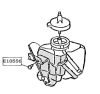 E10556 RIVET SET-WASHER BOTTLE BRACKET-WITH OUT AIR CONDITIONING-3 PIECES-63-67