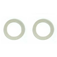 E7434 WASHERS-DOOR LOCK KNOB-NYLON-PAIR-56-62